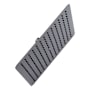 Signature Hardware Modern 2.5 GPM 12" Single Function Rain Shower Head Gunmetal