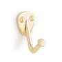 Signature Hardware Cavill Brass Single Robe Hook Polished Brass