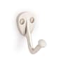 Signature Hardware Cavill Brass Single Robe Hook Brushed Nickel