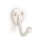 Signature Hardware Cavill Brass Single Robe Hook Polished Nickel