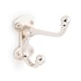 Signature Hardware Prue Brass Double Robe Hook Polished Nickel