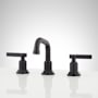 Signature Hardware Greyfield 1.2 GPM Widespread Bathroom Faucet Matte Black