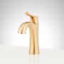 Signature Hardware Provincetown 1.2 GPM Single Hole Bathroom Faucet with Pop-Up Drain Assembly Brushed Gold