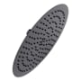 Signature Hardware 2.5 GPM 12" Wide Contemporary Rain Shower Head Matte Black