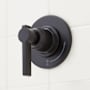 Signature Hardware Greyfield Volume Control Trim - 3/4" Rough In Valve Included Matte Black