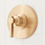 Signature Hardware Greyfield Thermostatic Valve Trim - 3/4" Rough-In Valve Included Brushed Gold
