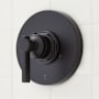 Signature Hardware Greyfield Thermostatic Valve Trim - 3/4" Rough-In Valve Included Matte Black