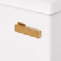 Signature Hardware Lavrik Brass Toilet Tank Lever - Reversible Mount Brushed Gold