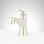 Signature Hardware Pendleton 1.2 GPM Single Hole Bathroom Faucet with Pop-Up Drain Assembly Polished Nickel