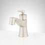 Signature Hardware Pendleton 1.2 GPM Single Hole Bathroom Faucet with Pop-Up Drain Assembly Brushed Nickel