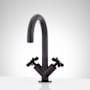 Signature Hardware Vassor 1.2 GPM Single Hole Bathroom Faucet with Pop-Up Drain Assembly Matte Black