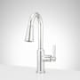 Signature Hardware Greyfield 1.8 GPM Single Hole Pull Down Bar Faucet Chrome