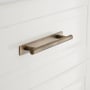 Signature Hardware 6" Avignon Solid Brass Cabinet Pull With Backplate Antique Brass