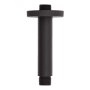 Signature Hardware 4" Round Ceiling-Mount Shower Arm Matte Black
