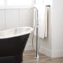 Signature Hardware Lentz Knob Handle for Floor Mount Tub Filler Chrome