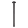Signature Hardware 12" Round Ceiling-Mount Shower Arm Gunmetal