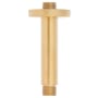 Signature Hardware 4" Round Ceiling-Mount Shower Arm Brushed Gold