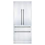 SKS 36 Inch French Door Panel Kit with Horizontal Brushed Hairlines Stainless Steel