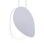 Sonneman Malibu Discs 8" Wide LED Mini Pendant Dove Gray