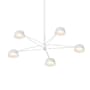 Sonneman Ray 45" Wide LED Round Chandelier Warm Gray
