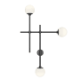 Sonneman Sabon 3 Light 20" Tall LED Wall Sconce Satin Black