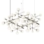 Sonneman Nebula 61" Wide Chandelier Satin Nickel