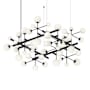 Sonneman Nebula 61" Wide Chandelier Satin Black