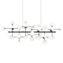 Sonneman Nebula 69" Wide Linear Chandelier Satin Black