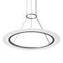 Sonneman Arctic Rings 31" Wide LED Suspension Pendant Bright Satin Aluminum