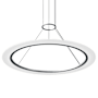 Sonneman Arctic Rings 38" Wide LED Suspension Pendant Bright Satin Aluminum