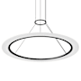 Sonneman Arctic Rings 38" Wide LED Suspension Pendant Satin Black