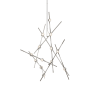 Sonneman Constellation Aquila Minor 13 Light 26" Wide LED Abstract Multi Light Pendant Satin Nickel