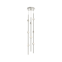 Sonneman Constellation Andromeda 8 Light 6" Wide LED Abstract Multi Light Pendant Satin Nickel