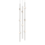 Sonneman Constellation 6" Wide Chandelier Satin Nickel