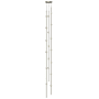 Sonneman Constellation 6" Wide Chandelier Satin Brass / Clear