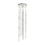 Sonneman Constellation Andromeda 26 Light 12" Wide LED Abstract Multi Light Pendant Satin Nickel