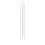 Sonneman Constellation 78" Tall LED Abstract Multi Light Pendant with White Acrylic Shades - 2700K Satin Nickel