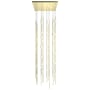 Sonneman Constellation Andromeda 96 Light 24" Wide LED Abstract Multi Light Pendant Satin Brass