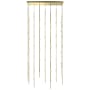 Sonneman Constellation Andromeda 69 Light 36" Wide LED Abstract Multi Light Pendant Satin Brass