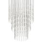 Sonneman Constellation Centaurus Pyramid 3 Light 48" Wide LED Abstract Chandelier Satin Nickel