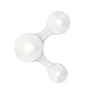 Sonneman Coral Surface 3 Light 13" Tall LED Wall Sconce Satin White