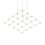 Sonneman Constellation Aquarius Medius 25 Light 122" Wide LED Chandelier Satin Nickel