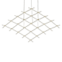Sonneman Constellation Aquarius Medius 25 Light 122" Wide LED Chandelier Satin Brass
