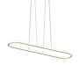 Sonneman Luna 2 Light 50" Wide LED Suspension Pendant Brass