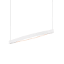Sonneman Ola 28" Wide LED Linear Chandelier Satin White