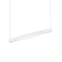 Sonneman Ola 28" Wide LED Linear Chandelier Satin White