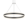 Sonneman Double Corona 32" Wide Suspension Pendant Satin Black