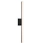 Sonneman Stiletto 32" LED Bath Bar Satin Black