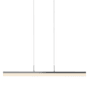 Sonneman Stiletto 33" Wide Linear Pendant Bright Satin Aluminum