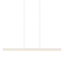 Sonneman Stiletto 44" Wide Linear LED Chandelier Satin White